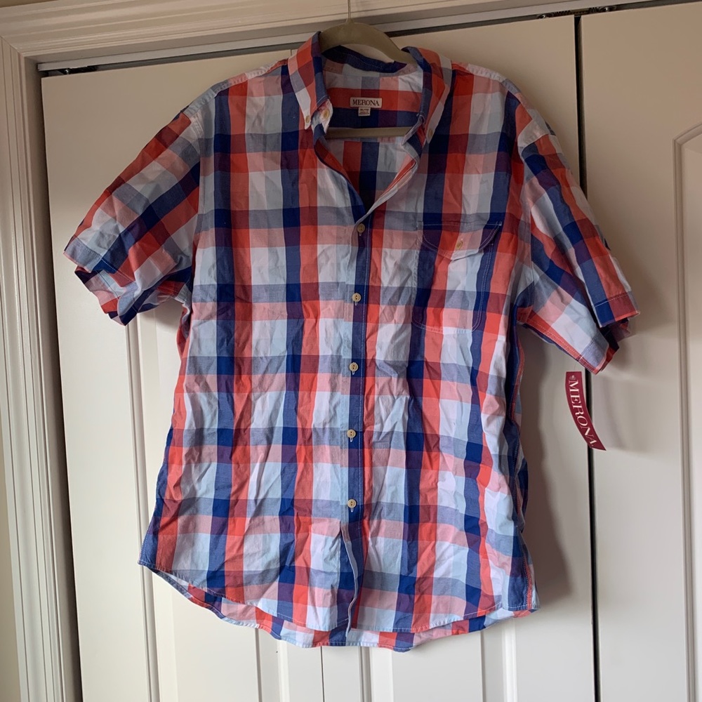 NWT Men’s Merona Button Down Shirt